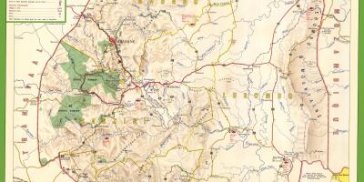 Szczegółowa mapa Suazi
